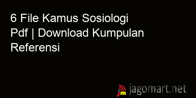 picture 6 File Kamus Sosiologi Pdf | Download Kumpulan Referensi