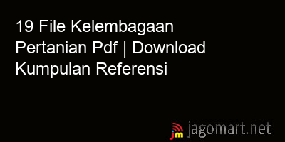picture 19 File Kelembagaan Pertanian Pdf | Download Kumpulan Referensi