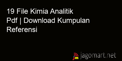 picture 19 File Kimia Analitik Pdf | Download Kumpulan Referensi