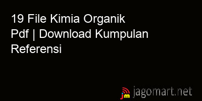 picture 19 File Kimia Organik Pdf | Download Kumpulan Referensi