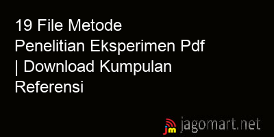 picture 19 File Metode Penelitian Eksperimen Pdf | Download Kumpulan Referensi
