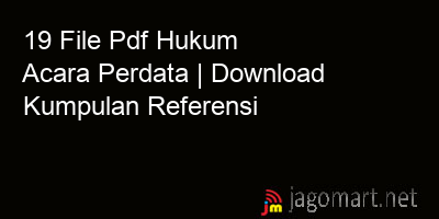 picture 19 File Pdf Hukum Acara Perdata | Download Kumpulan Referensi
