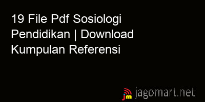 picture 19 File Pdf Sosiologi Pendidikan | Download Kumpulan Referensi