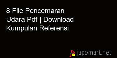picture 8 File Pencemaran Udara Pdf | Download Kumpulan Referensi