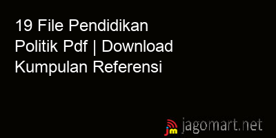 picture 19 File Pendidikan Politik Pdf | Download Kumpulan Referensi