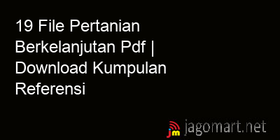 picture 19 File Pertanian Berkelanjutan Pdf | Download Kumpulan Referensi