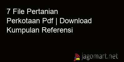picture 7 File Pertanian Perkotaan Pdf | Download Kumpulan Referensi