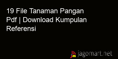 picture 19 File Tanaman Pangan Pdf | Download Kumpulan Referensi