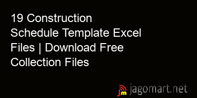 picture 19 Construction Schedule Template Excel Files | Download Free Collection Files
