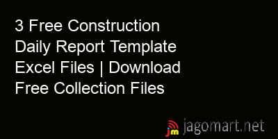 picture 3 Free Construction Daily Report Template Excel Files | Download Free Collection Files