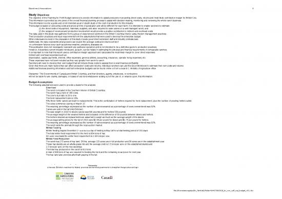 picture Estimate Template Excel 40798 | 2019 Bc Cow Calf Cop Budget V01
