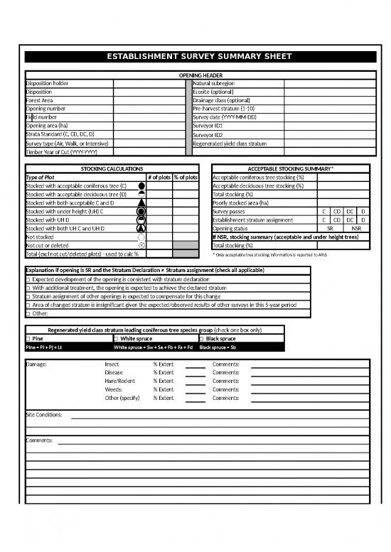 picture_Excel Sample Sheet 41673 | Af Rsa Establishment Survey Summary Sheet