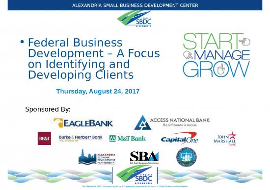 picture_Business Spread Sheet 42357 | Asbdc Federal Business Development Focus On Identifying Developing Clients 082417
