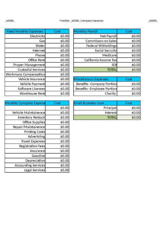 picture Spreadsheet For Expenses 40773 | Bpincomestatement