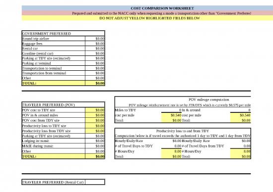 picture1_Comparison Sheet Format In Excel 42246 | Cost Comparison