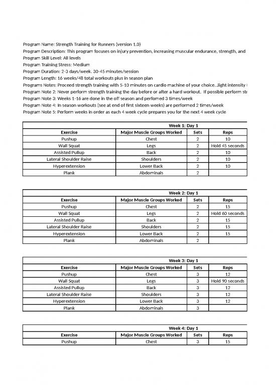 picture1_Workout Program Excel Template 41173 | Endurelite Strength Training Programs For Runners