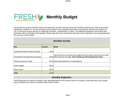 picture1_Estimate Template Excel 40808 | Fresh Budget Template
