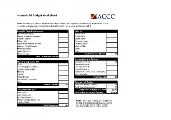 picture Spreadsheet For Expenses 40944 | Household Budgeting Worksheet Excel
