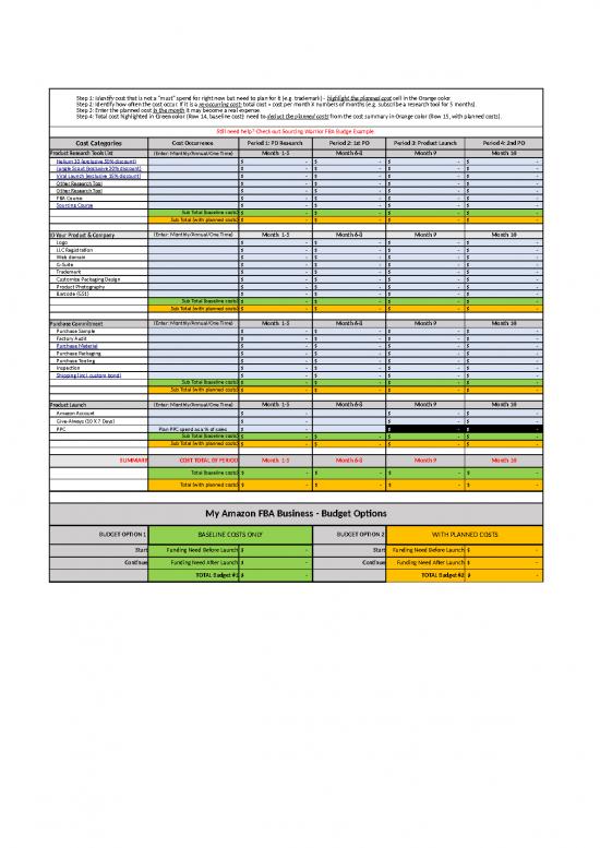picture_Business Expense Spreadsheet 40904 | How Much Money You Need To Start Amazon Fba Worksheet 2020
