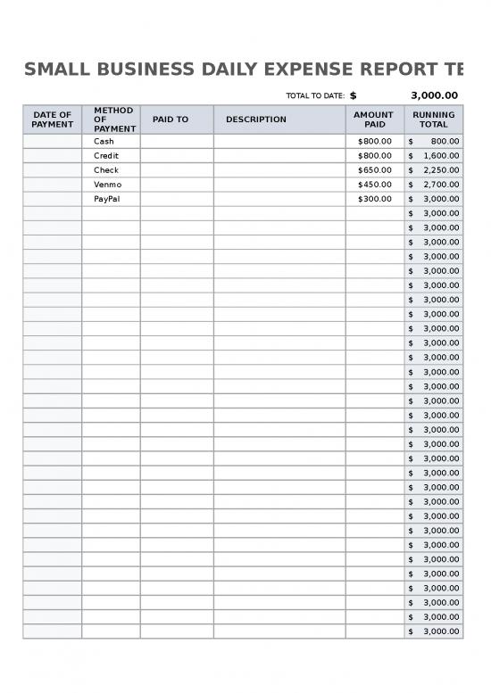 picture Business Expense Spreadsheet 40782 | Ic Small Business Daily Expense Report 11313
