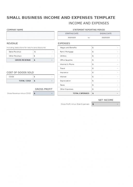 picture Spreadsheet For Expenses 40783 | Ic Small Business Income And Expenses 11375