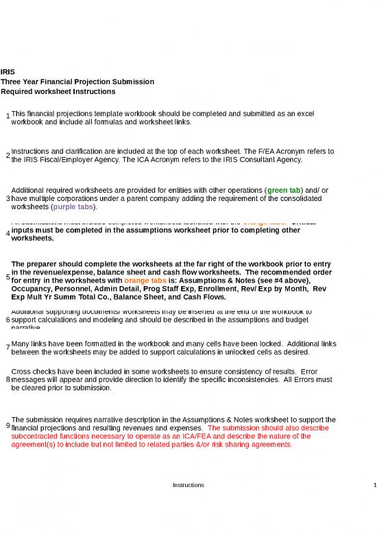picture_Financial Spreadsheet 41707 | Iris Financial Projection Template