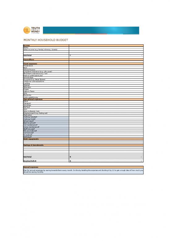 picture1_Spreadsheet For Expenses 40915 | Monthly Household Budget
