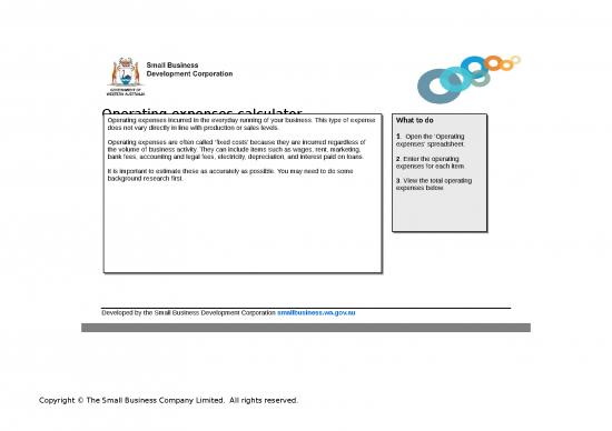 picture Spreadsheet For Expenses 40778 | Operating Expenses Calculator