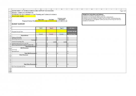 picture_Spreadsheet For Expenses 40859 | Rfp 119 Appendix 2 Budget Template Workbook