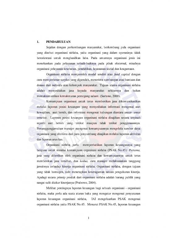 picture Contoh Laporan Keuangan Organisasi Nirlaba 42067 | T1 232005080 Full Text