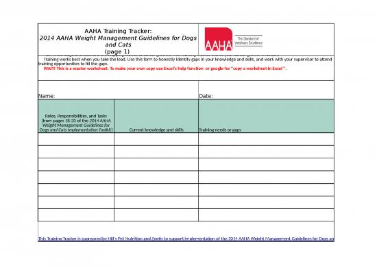 picture Excel Sheet Work 41344 | Training Tracker Wmgt