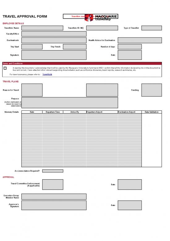picture Excel Sample Sheet 41311 | Travel Approval Template May 22 Final