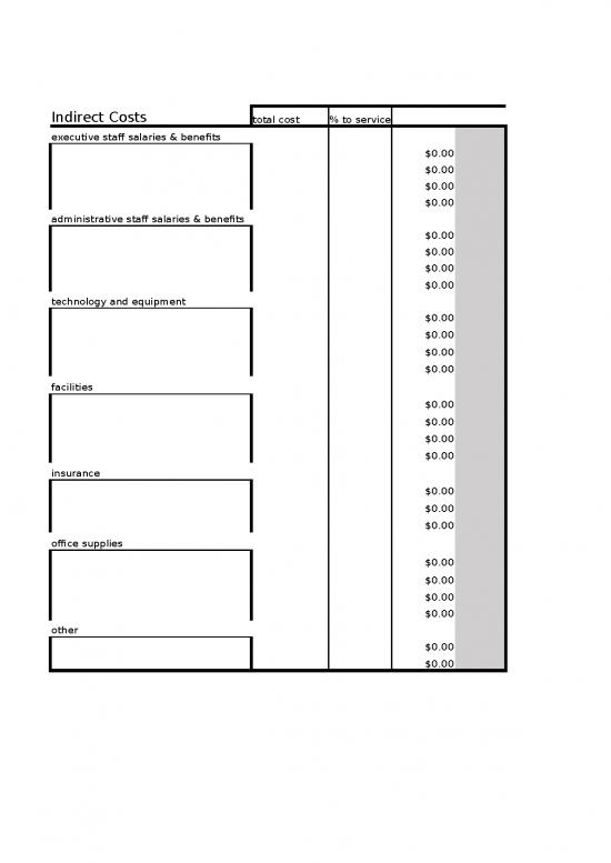 Cost Sheet Format In Excel 42153 Excel Spreadsheet Costing Template