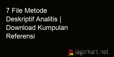 picture1 7 File Metode Deskriptif Analitis | Download Kumpulan Referensi picture 7 File Metode Deskriptif Analitis | Download Kumpulan Referensi