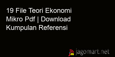 picture 19 File Teori Ekonomi Mikro Pdf | Download Kumpulan Referensi
