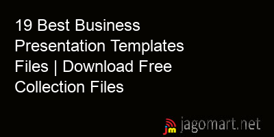 picture 19 Best Business Presentation Templates Files | Download Free Collection Files