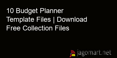 picture 10 Budget Planner Template Files | Download Free Collection Files