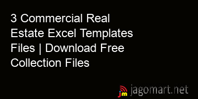 picture 3 Commercial Real Estate Excel Templates Files | Download Free Collection Files