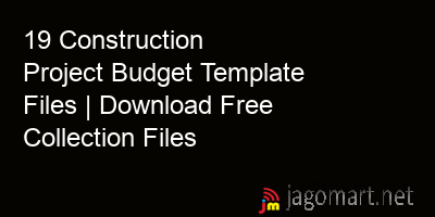 picture 19 Construction Project Budget Template Files | Download Free Collection Files