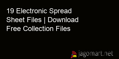 picture 19 Electronic Spread Sheet Files | Download Free Collection Files