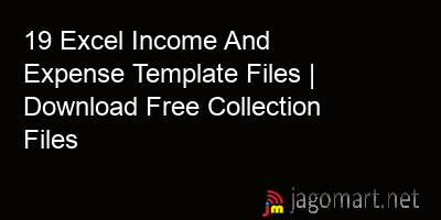 picture 19 Excel Income And Expense Template Files | Download Free Collection Files