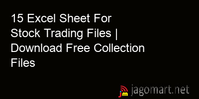 picture 15 Excel Sheet For Stock Trading Files | Download Free Collection Files