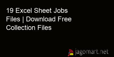 picture 19 Excel Sheet Jobs Files | Download Free Collection Files