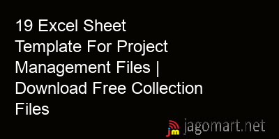 picture 19 Excel Sheet Template For Project Management Files | Download Free Collection Files