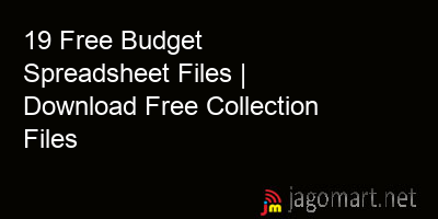 picture 19 Free Budget Spreadsheet Files | Download Free Collection Files