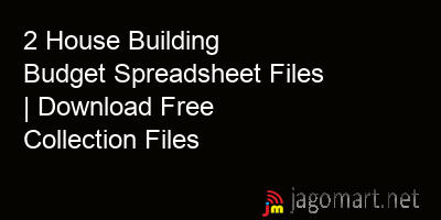 picture 2 House Building Budget Spreadsheet Files | Download Free Collection Files