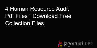 picture 4 Human Resource Audit Pdf Files | Download Free Collection Files