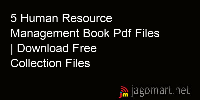 picture 5 Human Resource Management Book Pdf Files | Download Free Collection Files