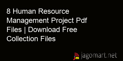 picture 8 Human Resource Management Project Pdf Files | Download Free Collection Files