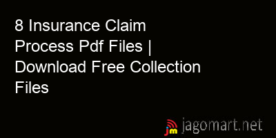 picture 8 Insurance Claim Process Pdf Files | Download Free Collection Files